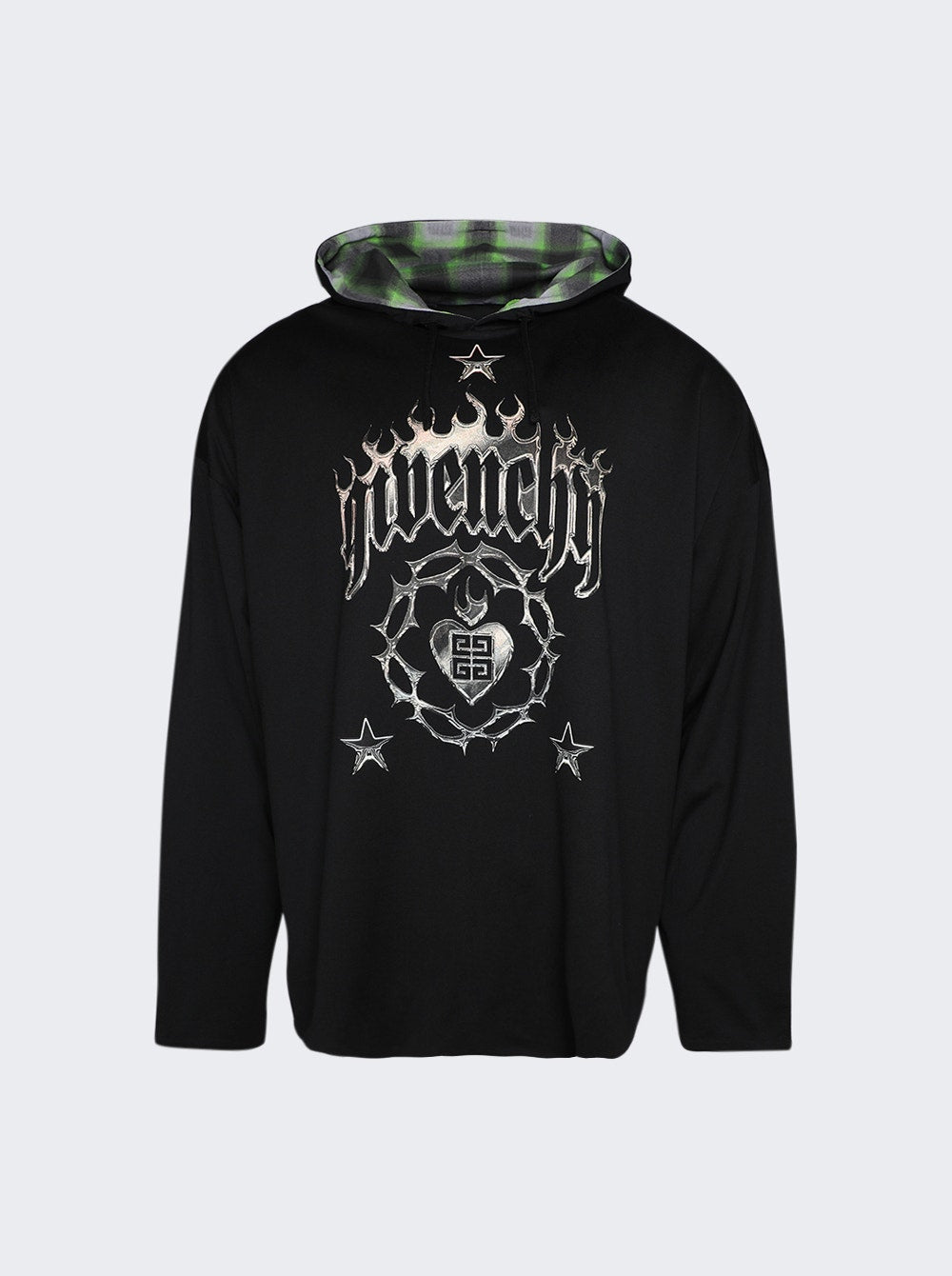 Men | Givenchy | Graphic Vintage Hoodie Black | Multi