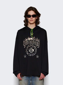 Men | Givenchy | Graphic Vintage Hoodie Black | Multi
