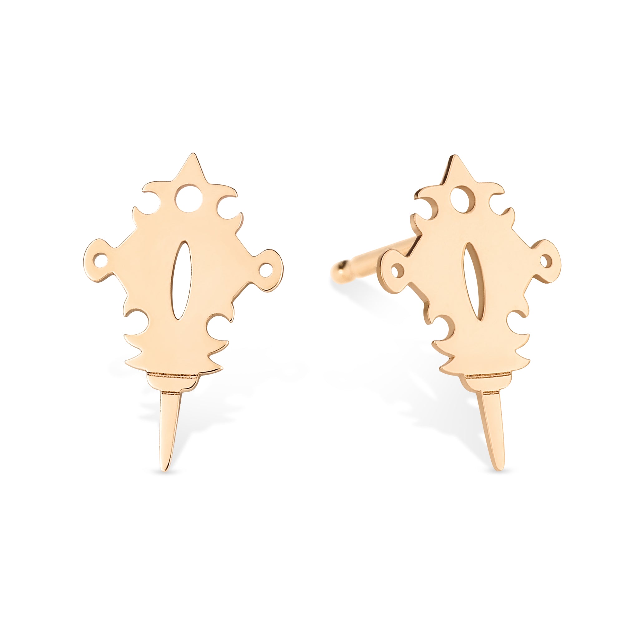 Tanger Studs | 18K Rose Gold