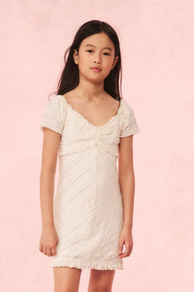 Girls Bresley Mini Dress | Off White
