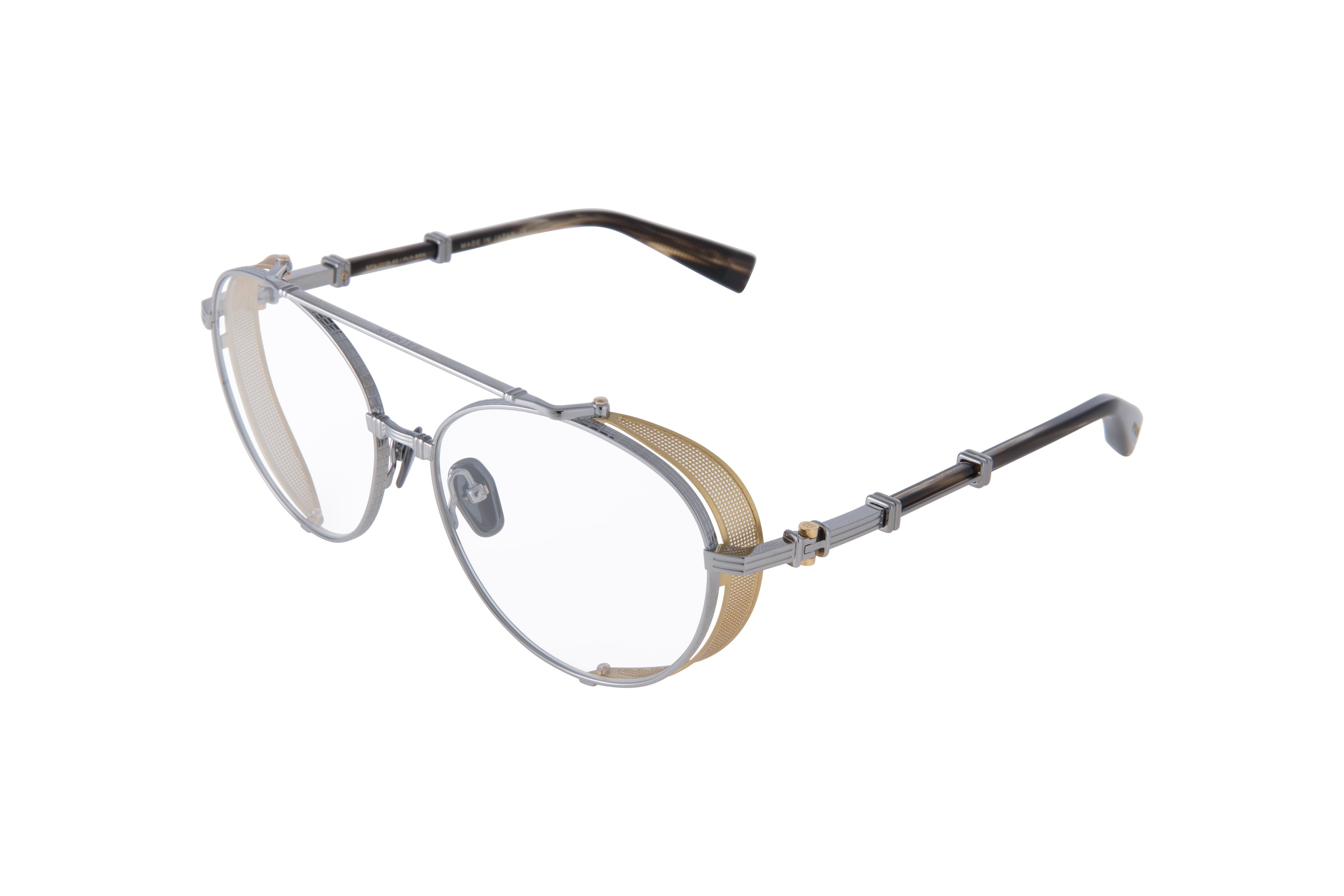 Unisex | Brigade - II Optical | Black Palladium - Gold | Clear