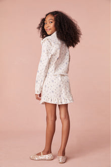 Girls Bruno Ikat Floral Print Jacket | Bluebird Dream