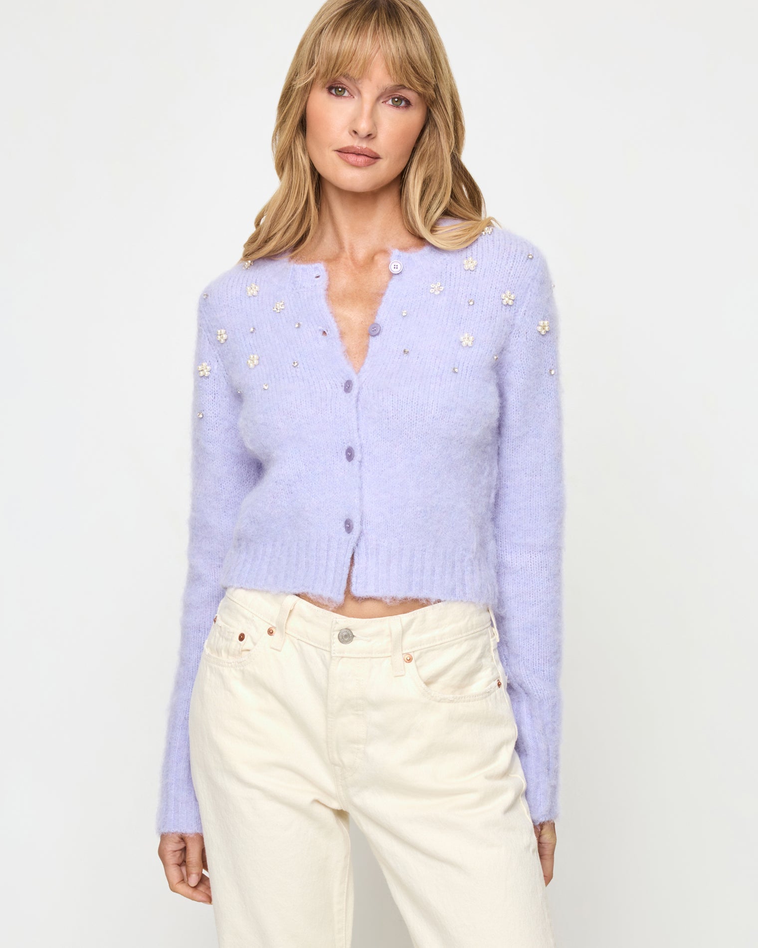 Brynn Cardigan | Lavender Ice