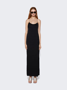 Women | Givenchy | 4g Jacquard Long Slip Dress | Black