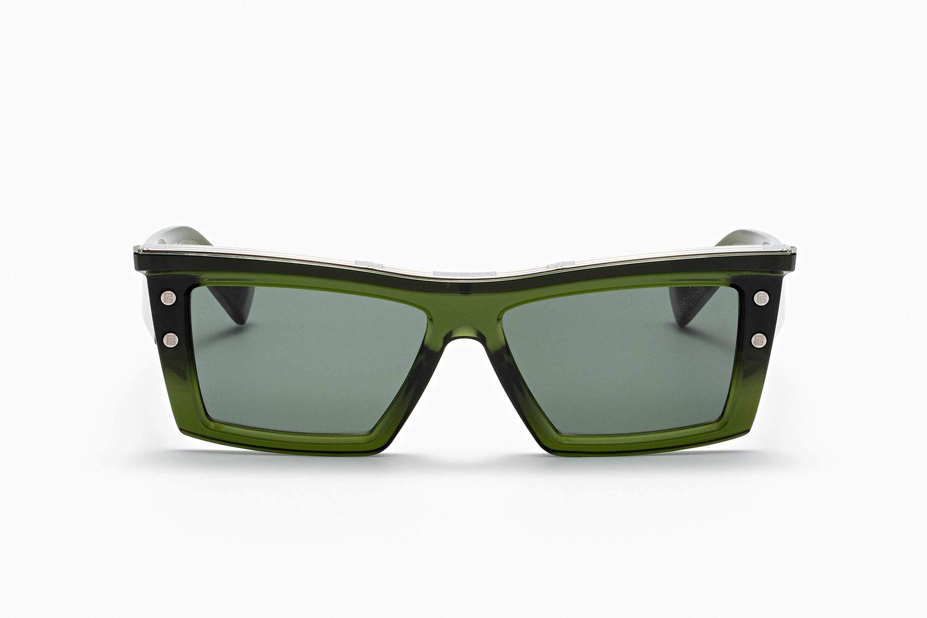 Womens | B - VII Sunglass | Dark Olive - Black Palladium | Dark Green