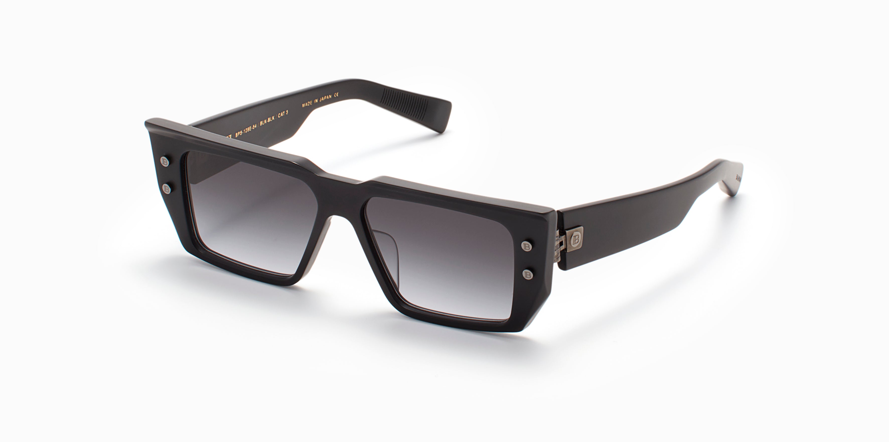 Unisex | B - VI Sunglass | Matte Black - Black Rhodium | Dark Grey Gradient
