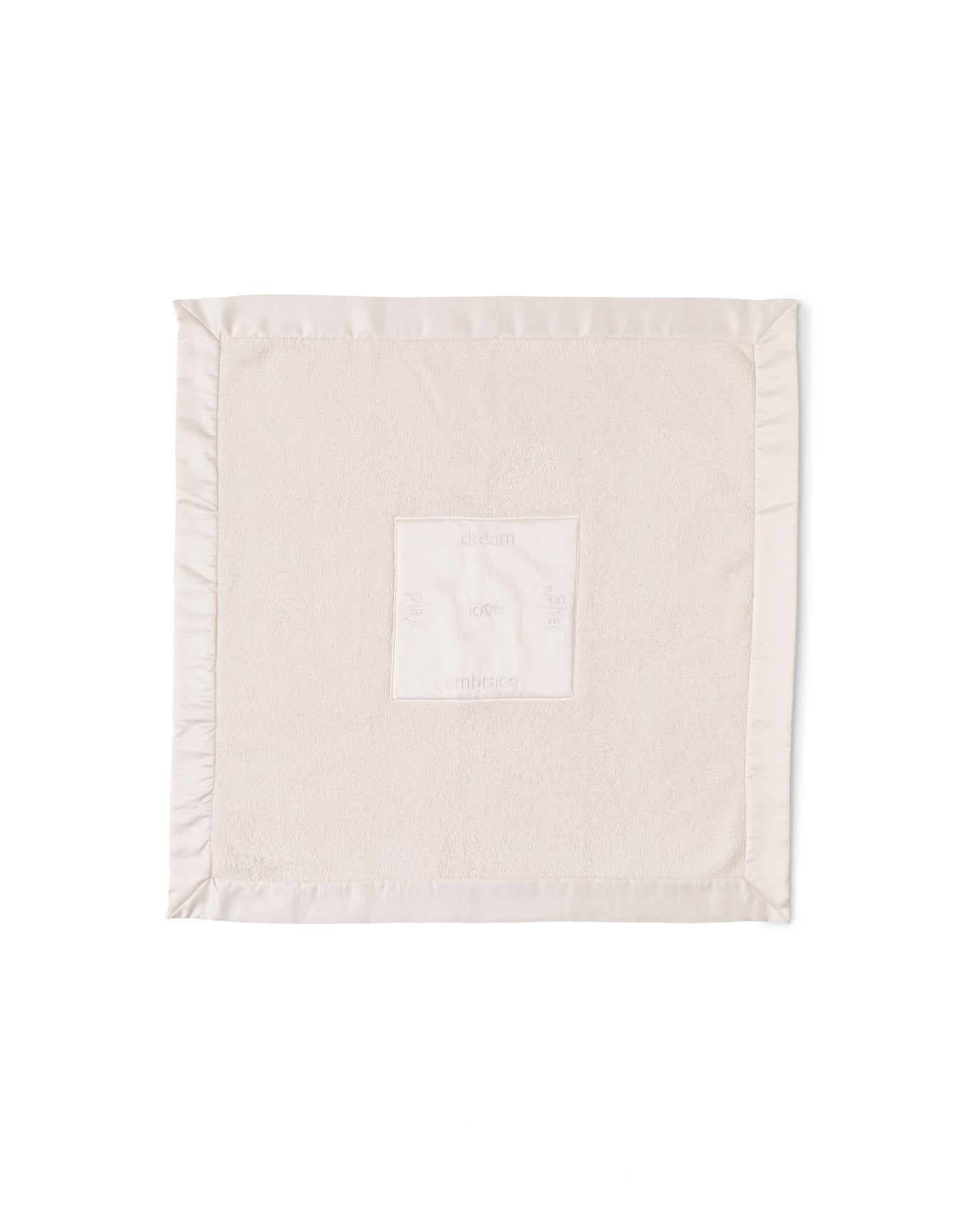 Baby | CozychicSatin Trim Receiving Blanket 30" X 30" | Pink