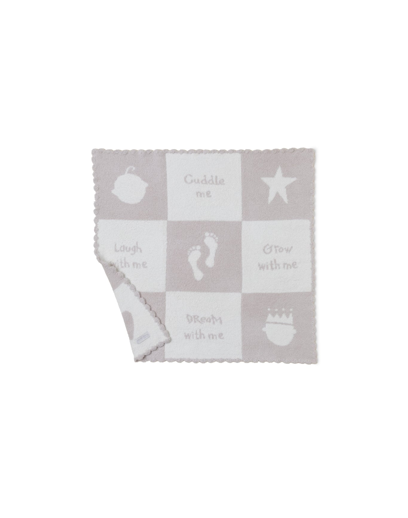 Baby | Cozychic Cuddle Receiving Blanket 30"X30" | Cream-Stone