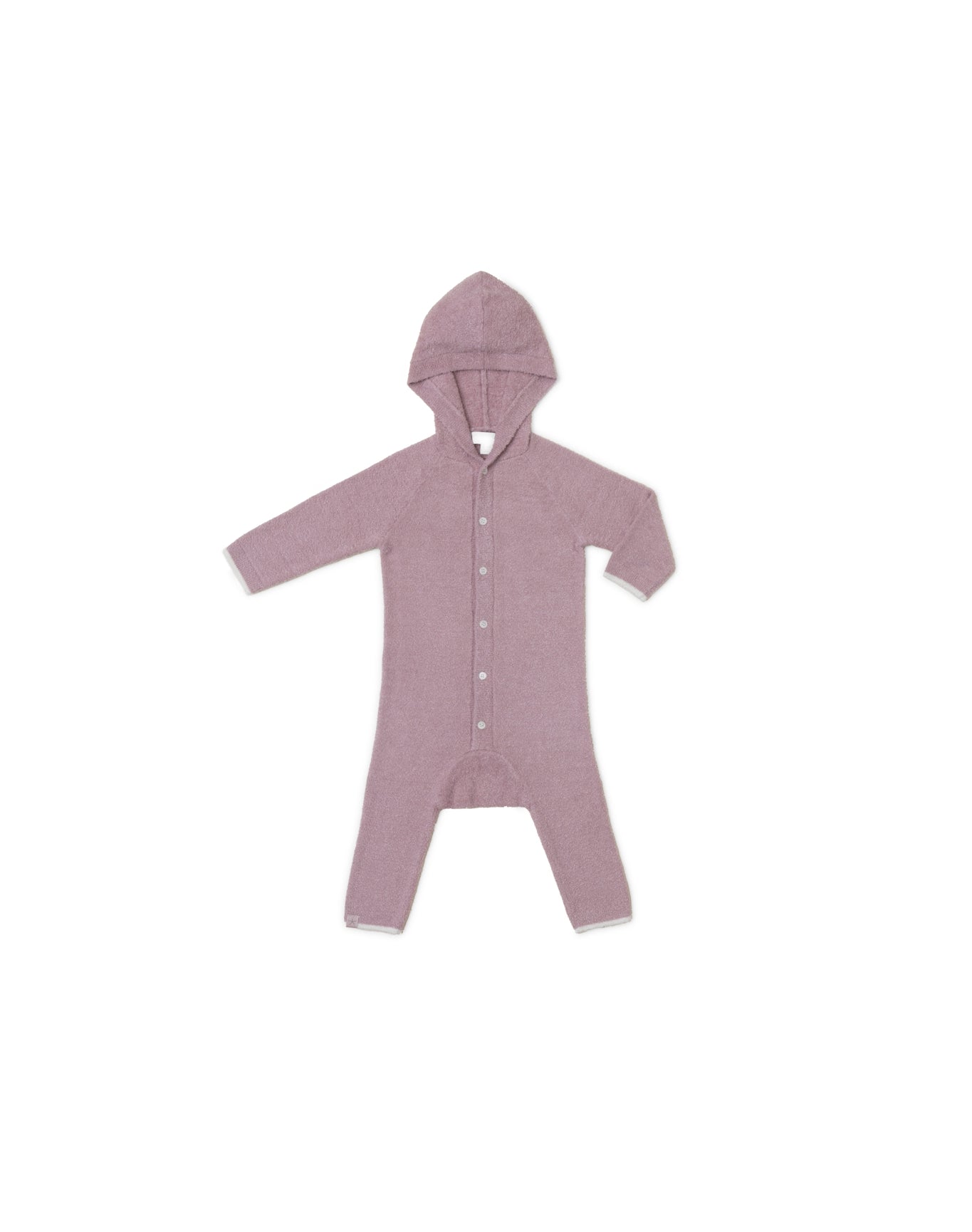 Baby | Cozychic Light Hooded Onesie | Teaberry-Pearl