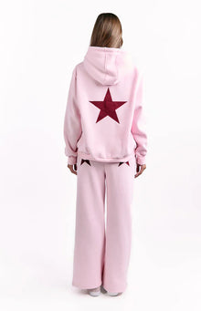 Beginning Star Hoodie | Pink Burgundy
