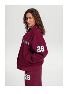 Better League Varsity Jacket | Burgundy