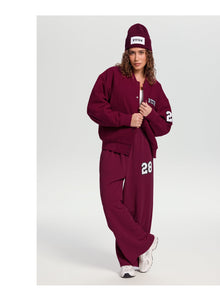 Better League Varsity Jacket | Burgundy