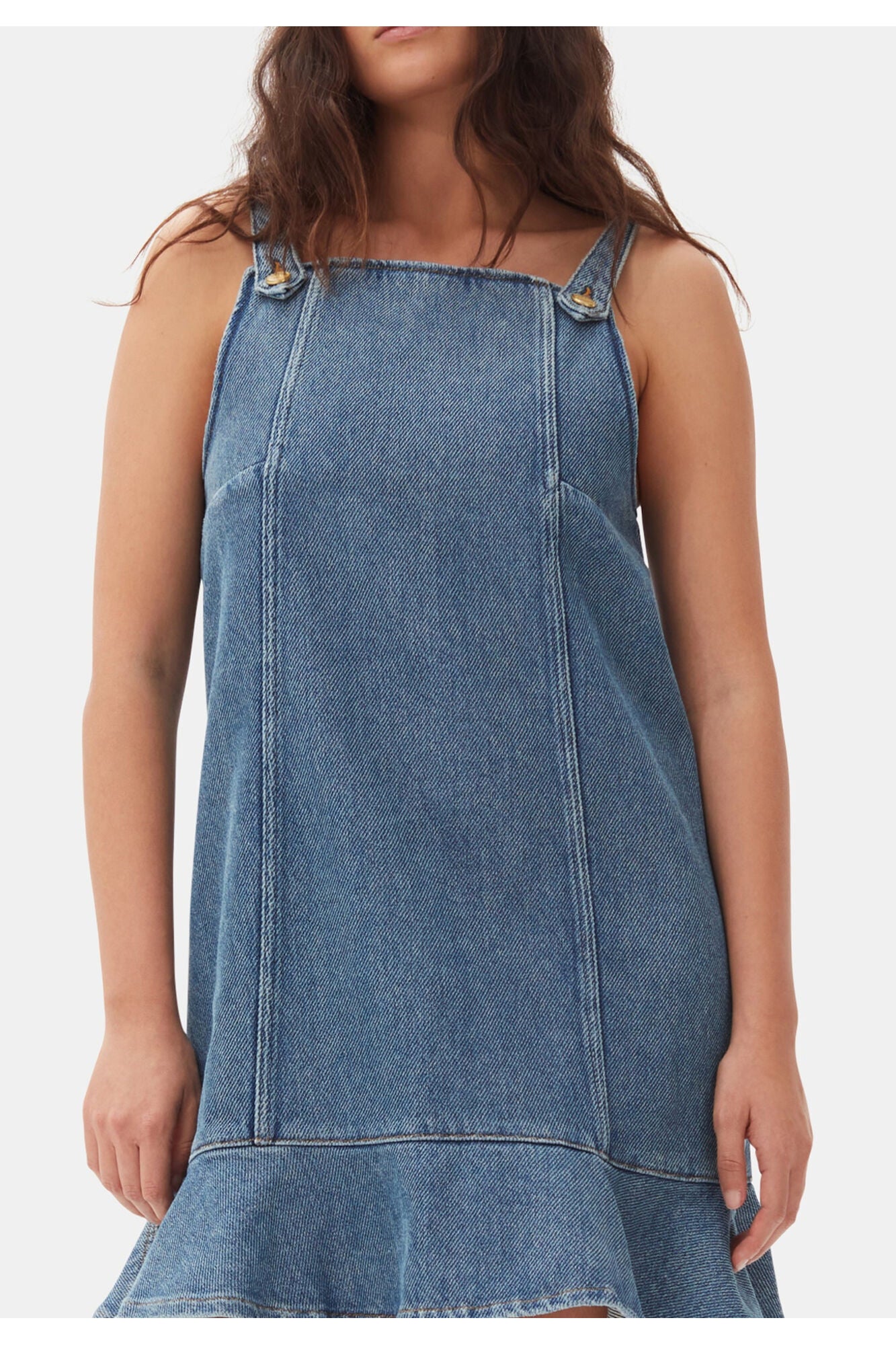 Blue Denim Mini Dress | Tint Wash