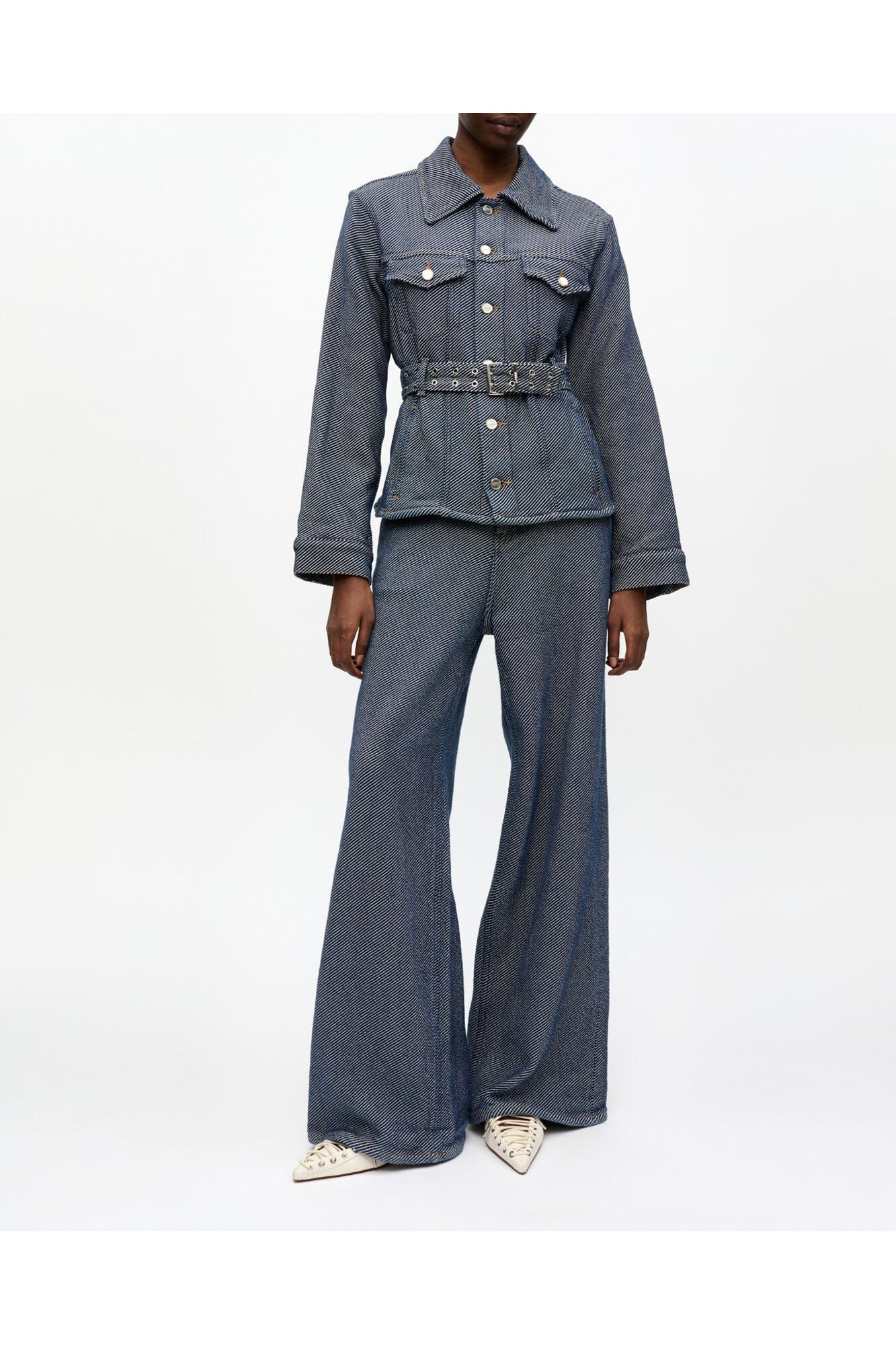 Blue Twill Denim Jacket | Rinse
