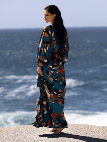 Boubou Kimono | Bwalo Teal