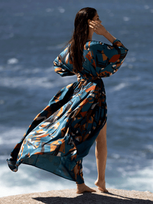 Boubou Kimono | Bwalo Teal