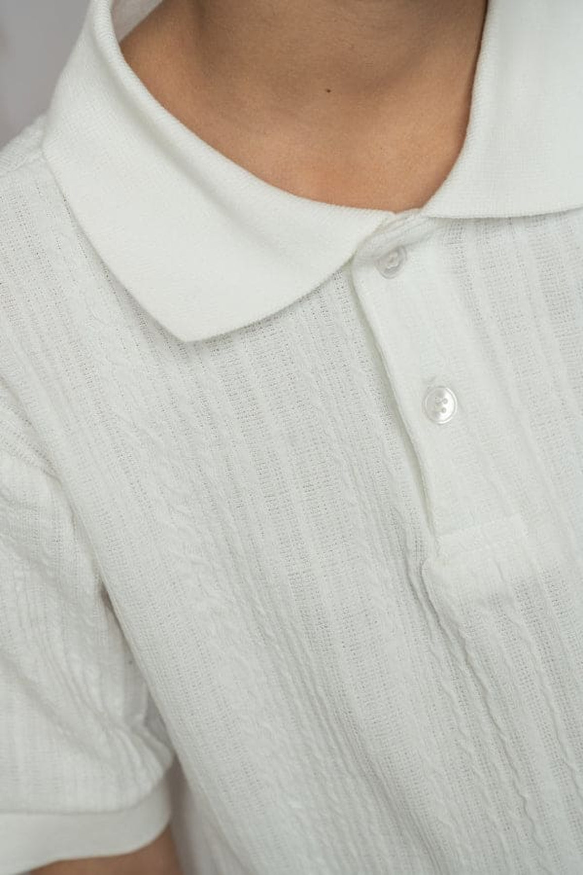 Boy | Alex Short Sleeve Polo Shirt | White