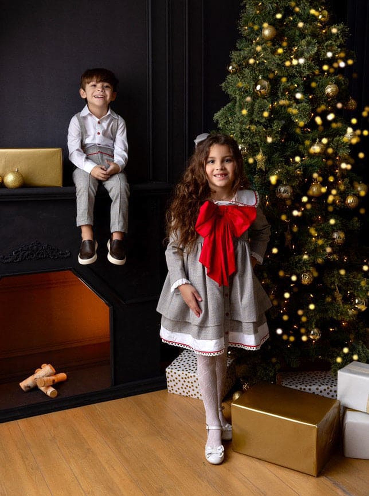 Boy | George Tartan Print Top and Pants Set