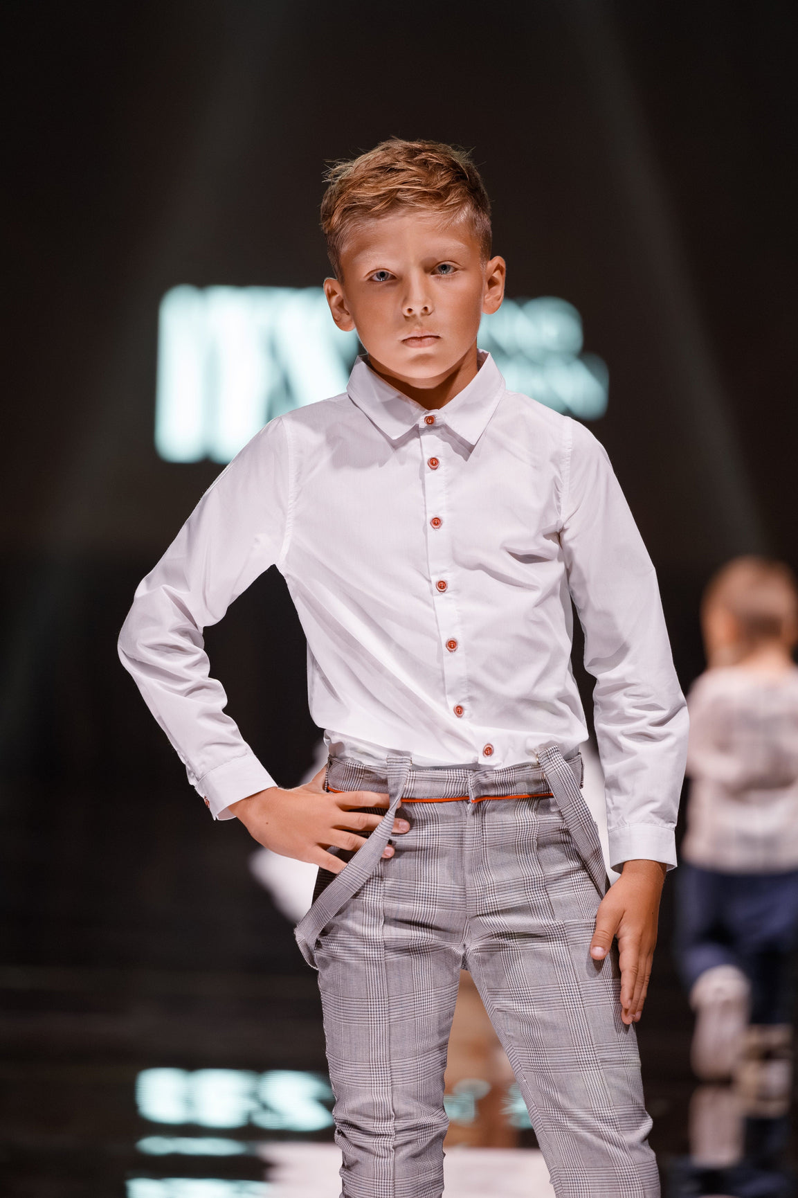 Boy | George Tartan Print Top and Pants Set