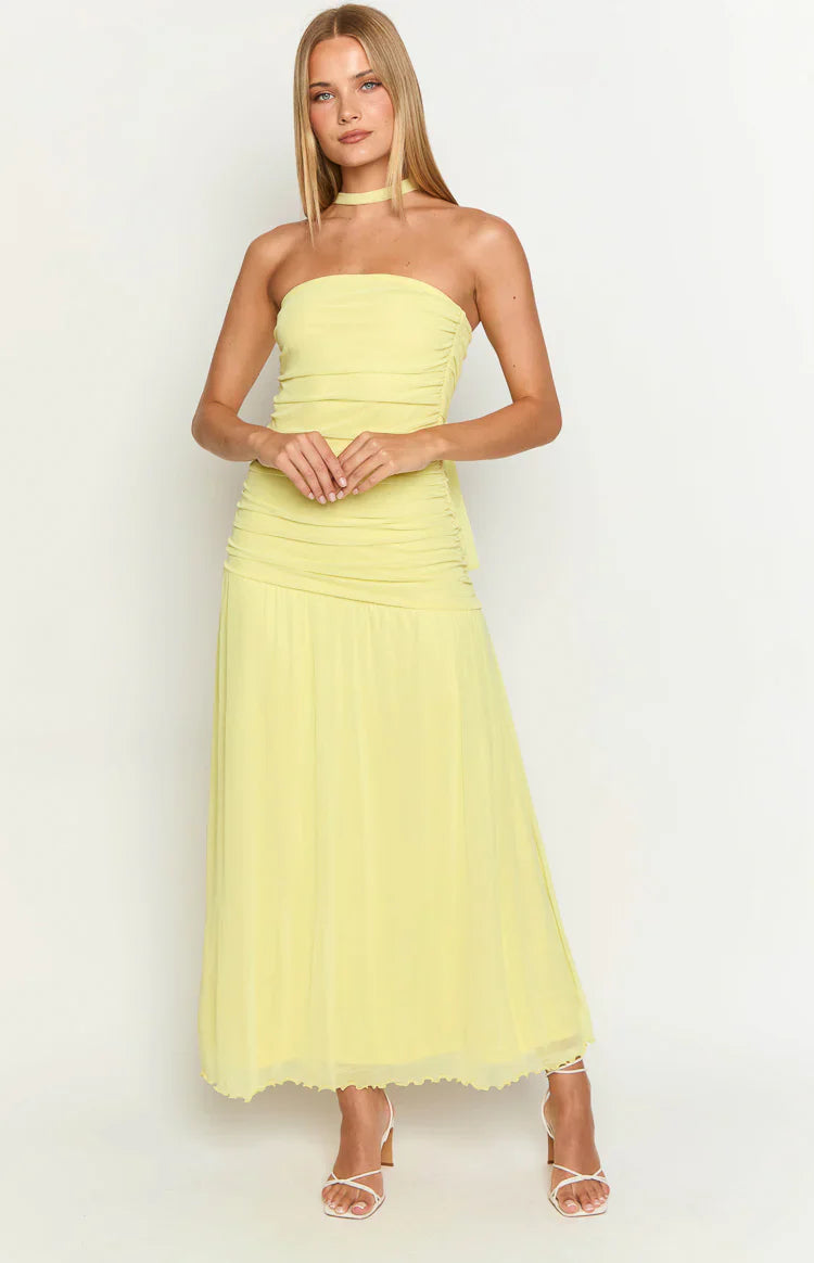 Brayan Maxi Dress | Yellow