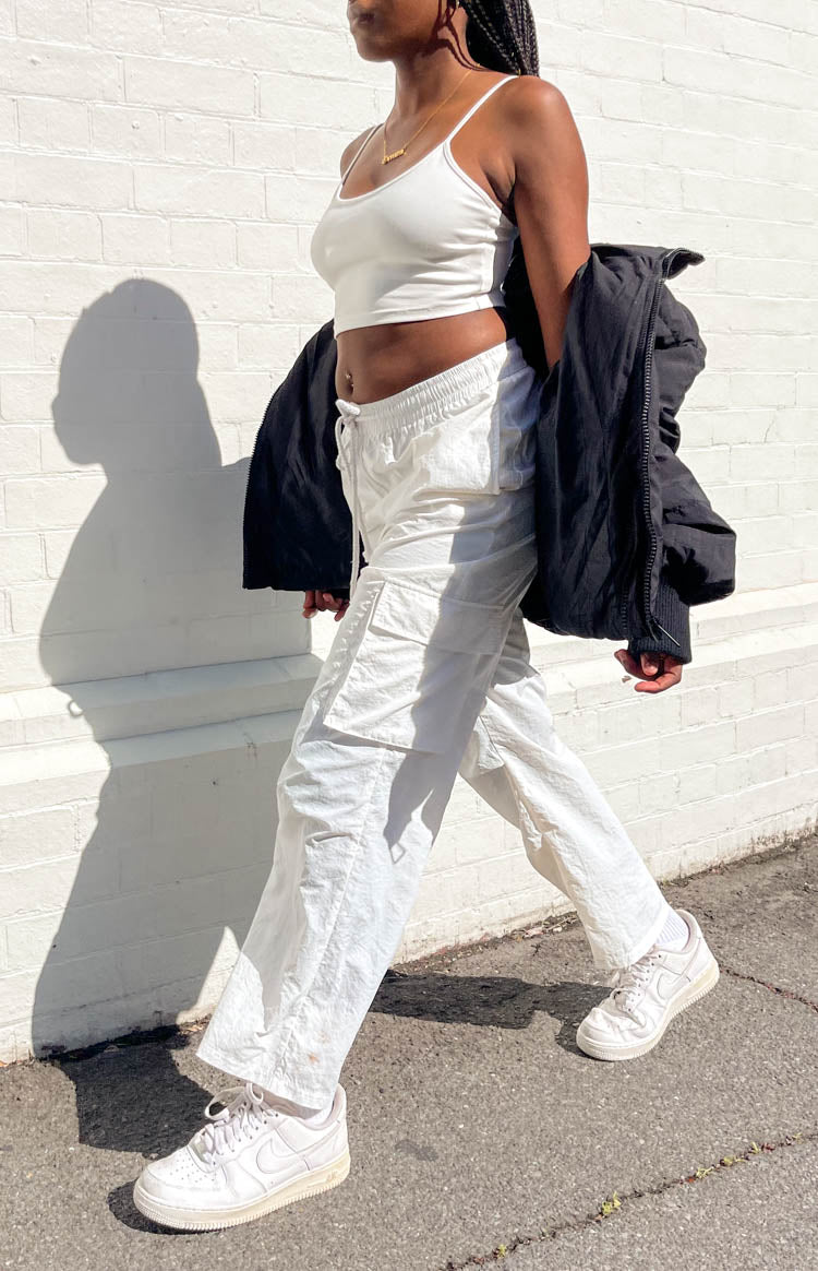 Briar Cargo Pants | White
