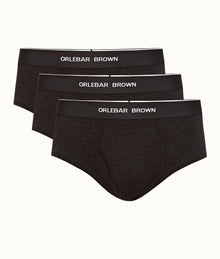 Brief 3 Pack Briefs | Charcoal Melange