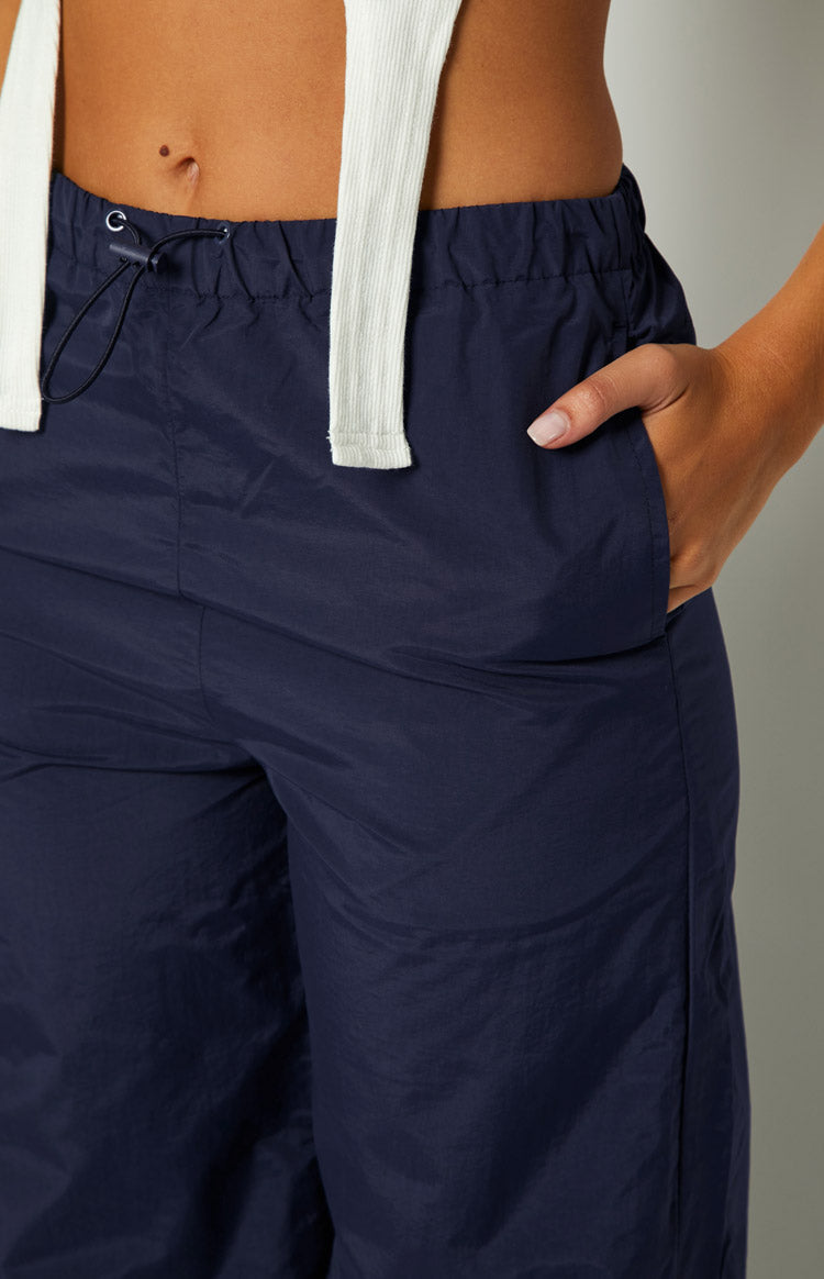 Bronx Drawcord Cargo Pants | Navy