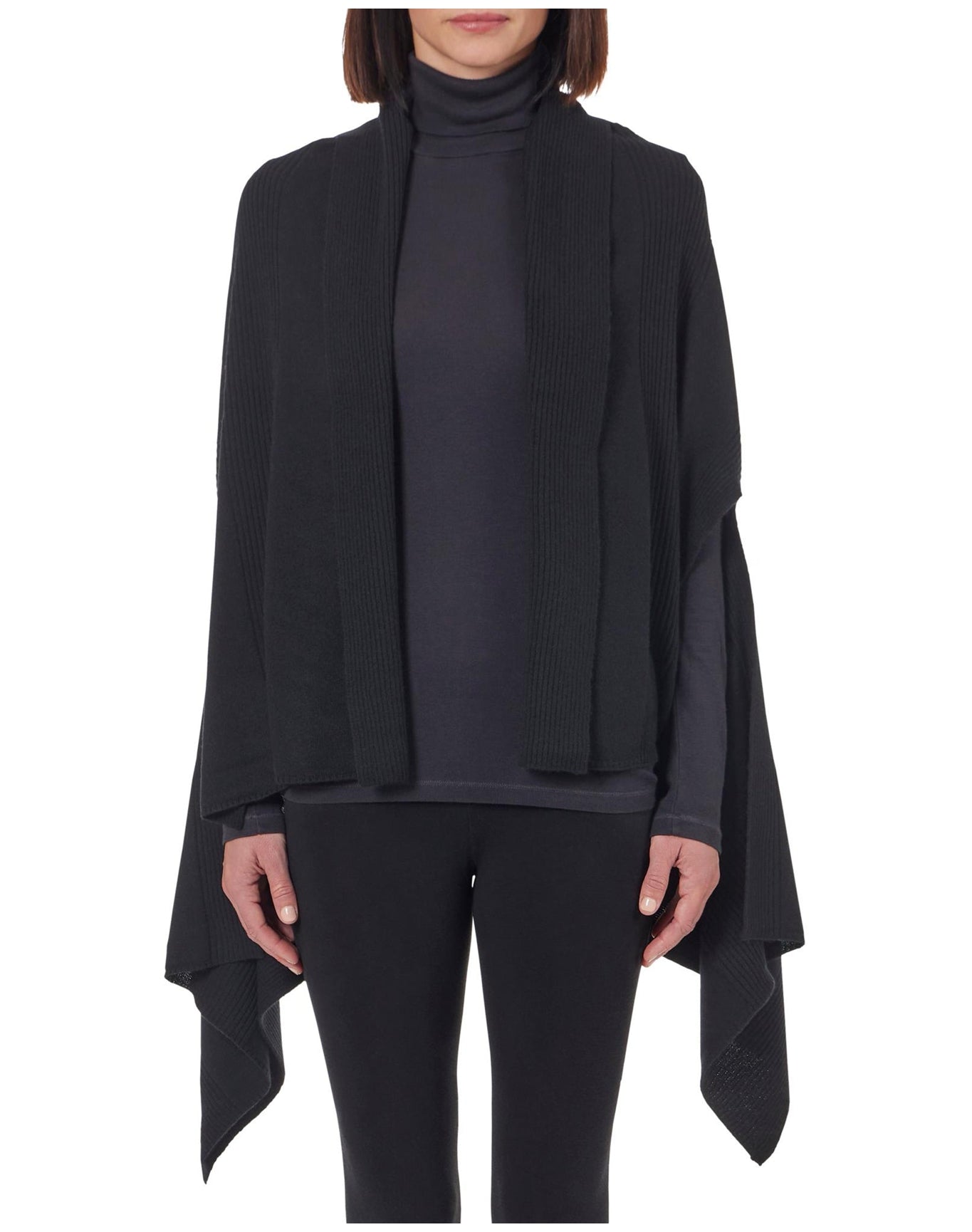 Bruno Magli | Women | Cashmere Blend Cape Scarf | Black