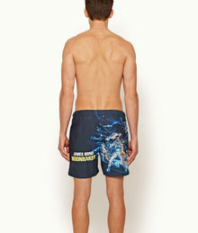 Bulldog 007 Mid Length Swim Shorts | Moonraker