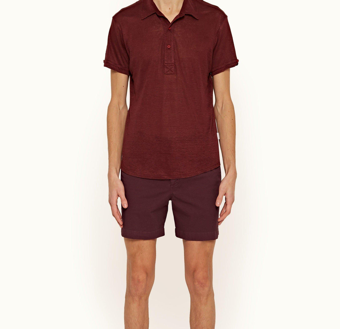 Bulldog Cotton Twill Mid-Length Cotton Twill Shorts | Port