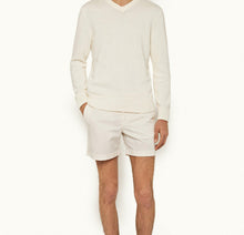 Bulldog Cotton Twill Mid-Length Cotton Twill Shorts | White Sand
