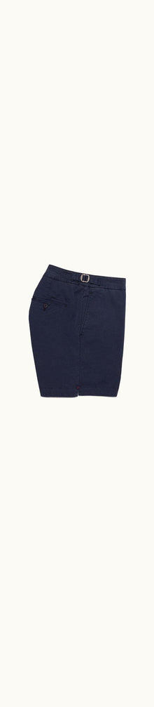 Bulldog Cotton Twill Mid-Length Shorts | Navy