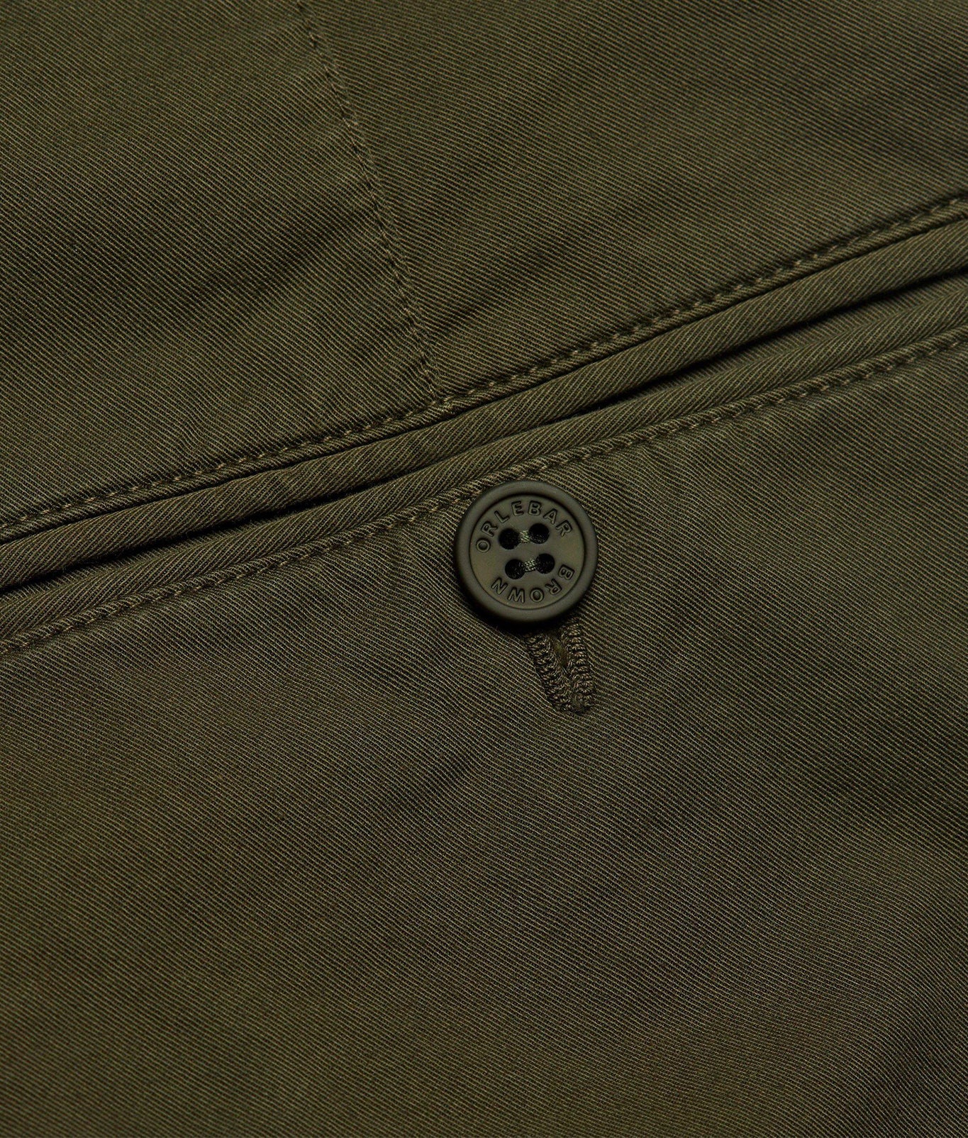 Bulldog Cotton Twill Mid-Length Shorts | Palm