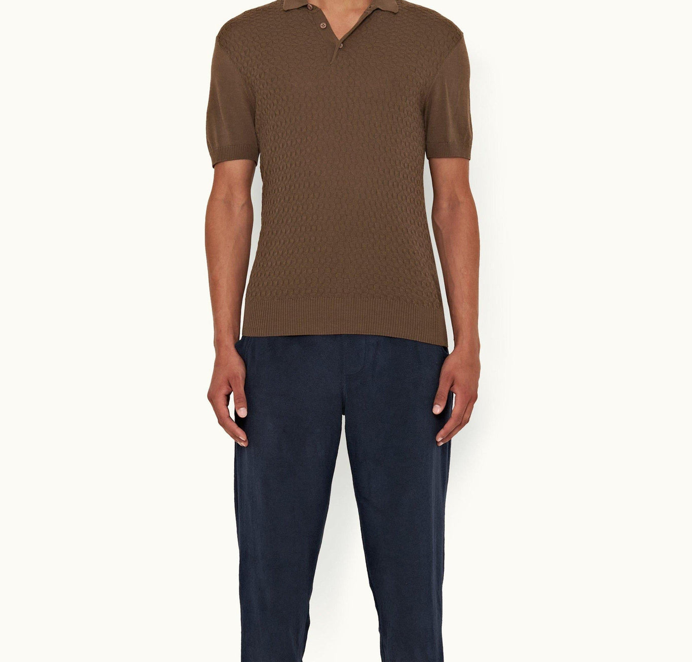 Burnham Silk Tailored Fit Silk Polo Shirt | Nomadic
