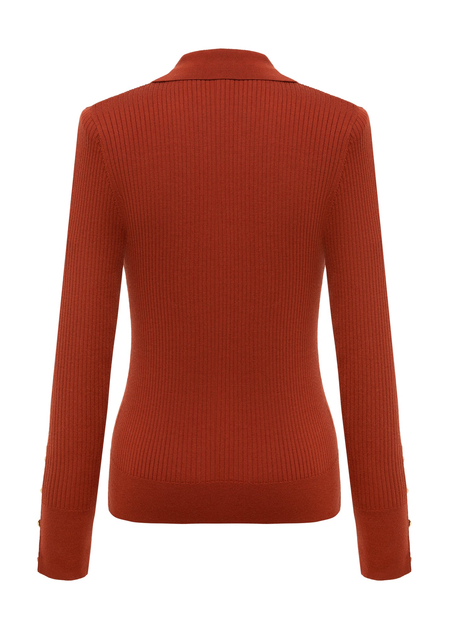 Button Cardigan | Red