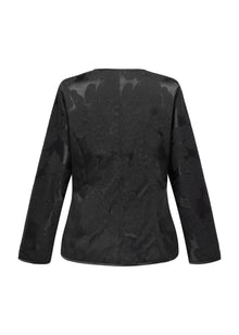 Button Knit Top | Black