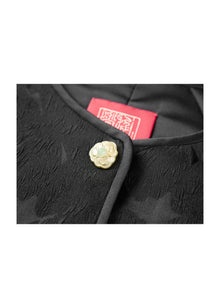Button Knit Top | Black
