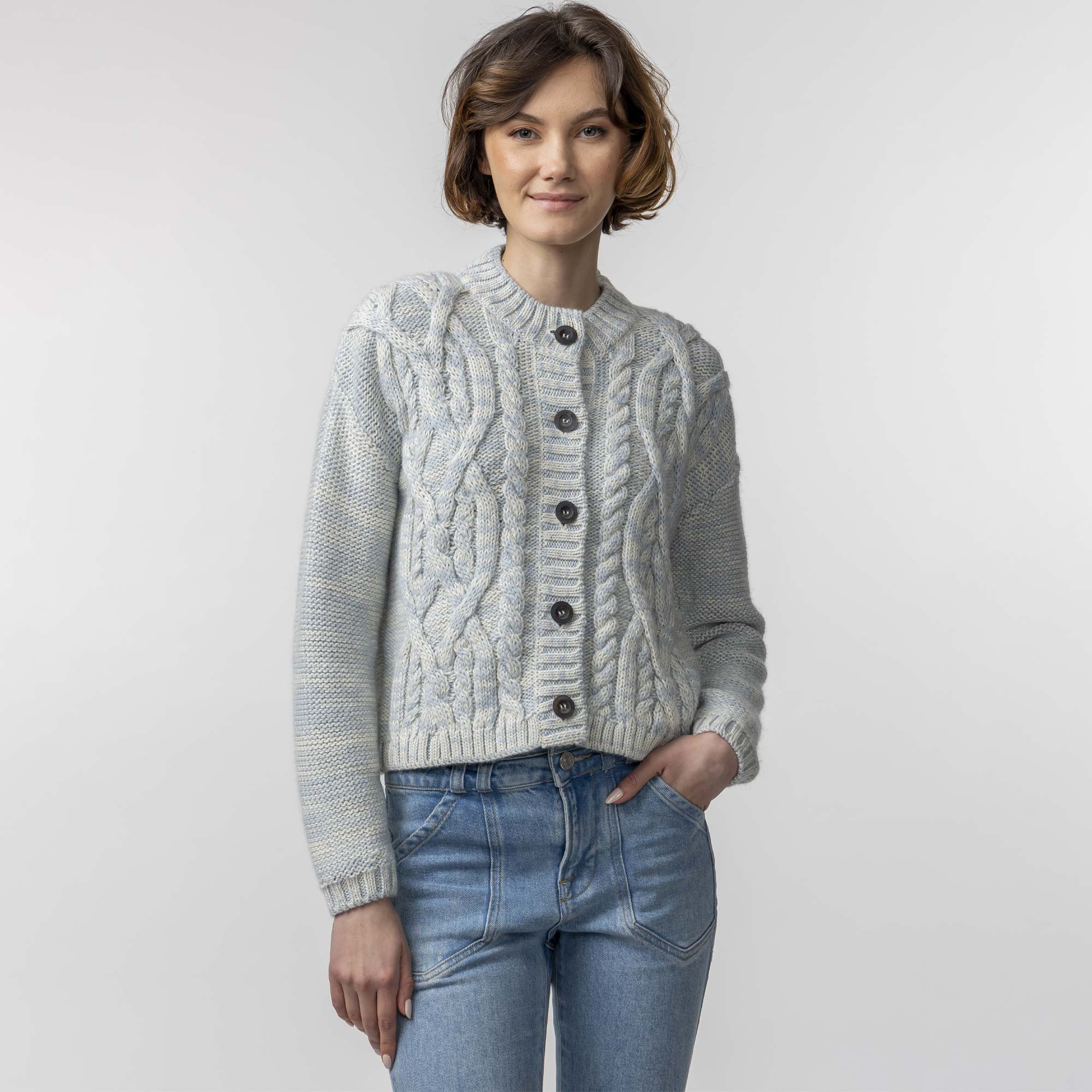 Women | Buckley Cardigan | Spa Blue