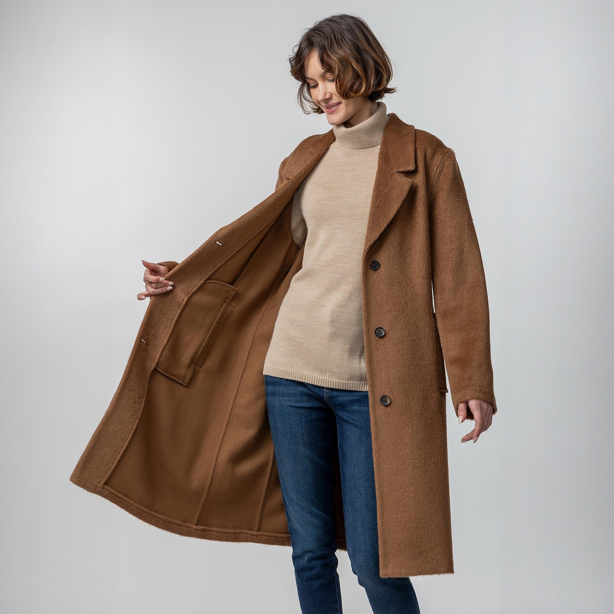 Samira Coat | Camel