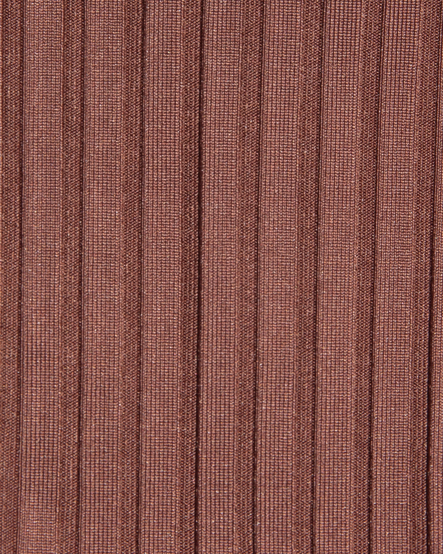 Close-up of a ribbed brown fabric surface