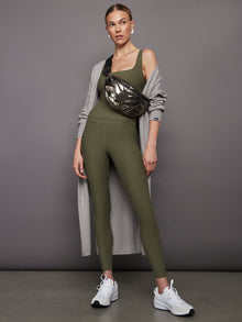 High Rise Legging in Melt | Olive