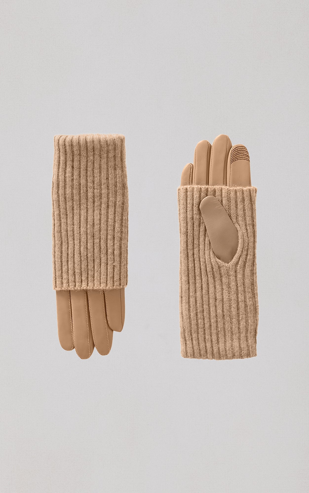 Carmel-L Gloves In Leather | Teak