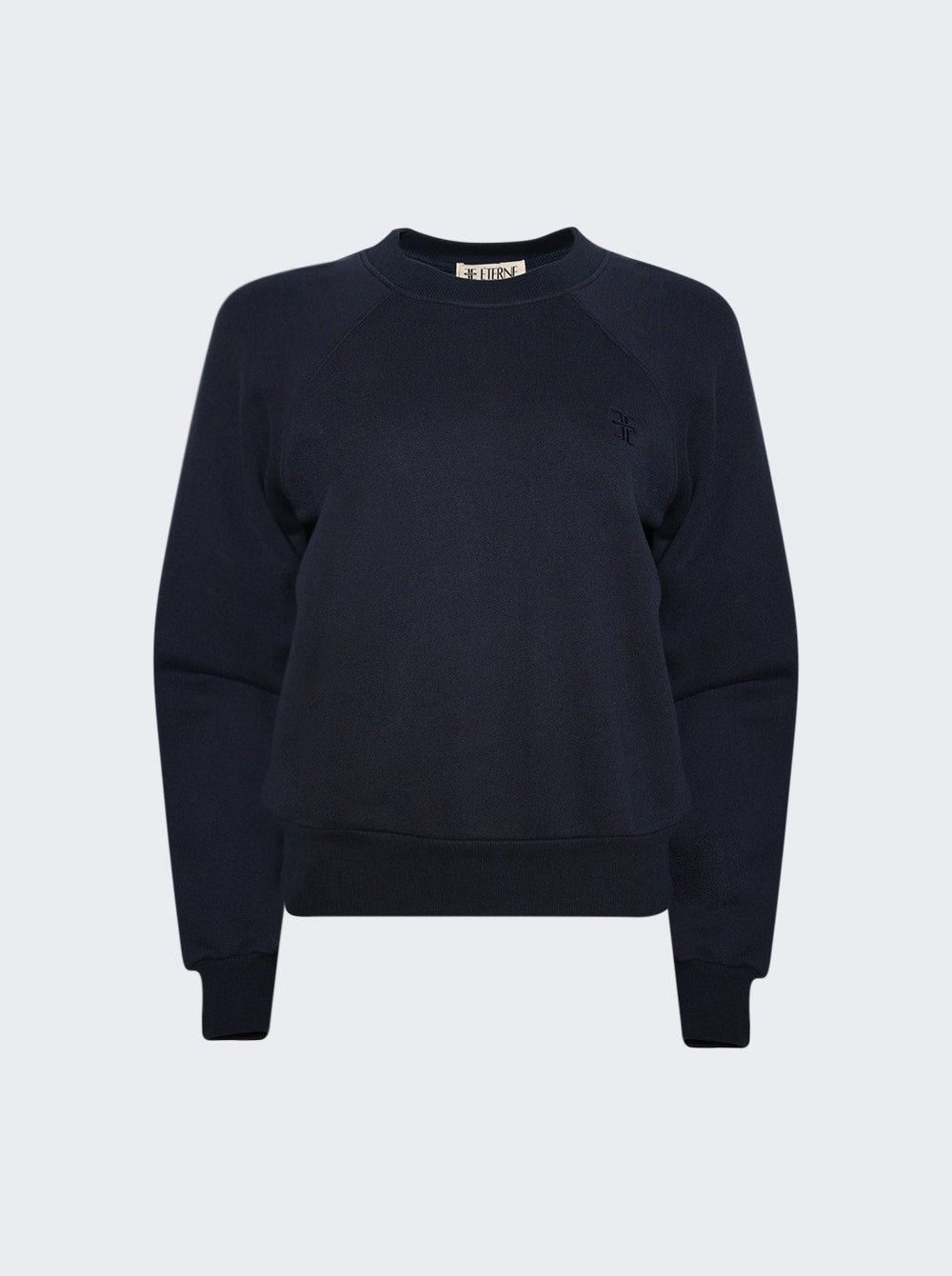Women | ETERNE | Shrunken Raglan Sweatshirt Navy