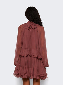 Chloé | Ruffled Dress Woodroose | Pink