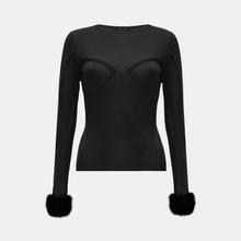 OW Collection Ciara Blouse | Black