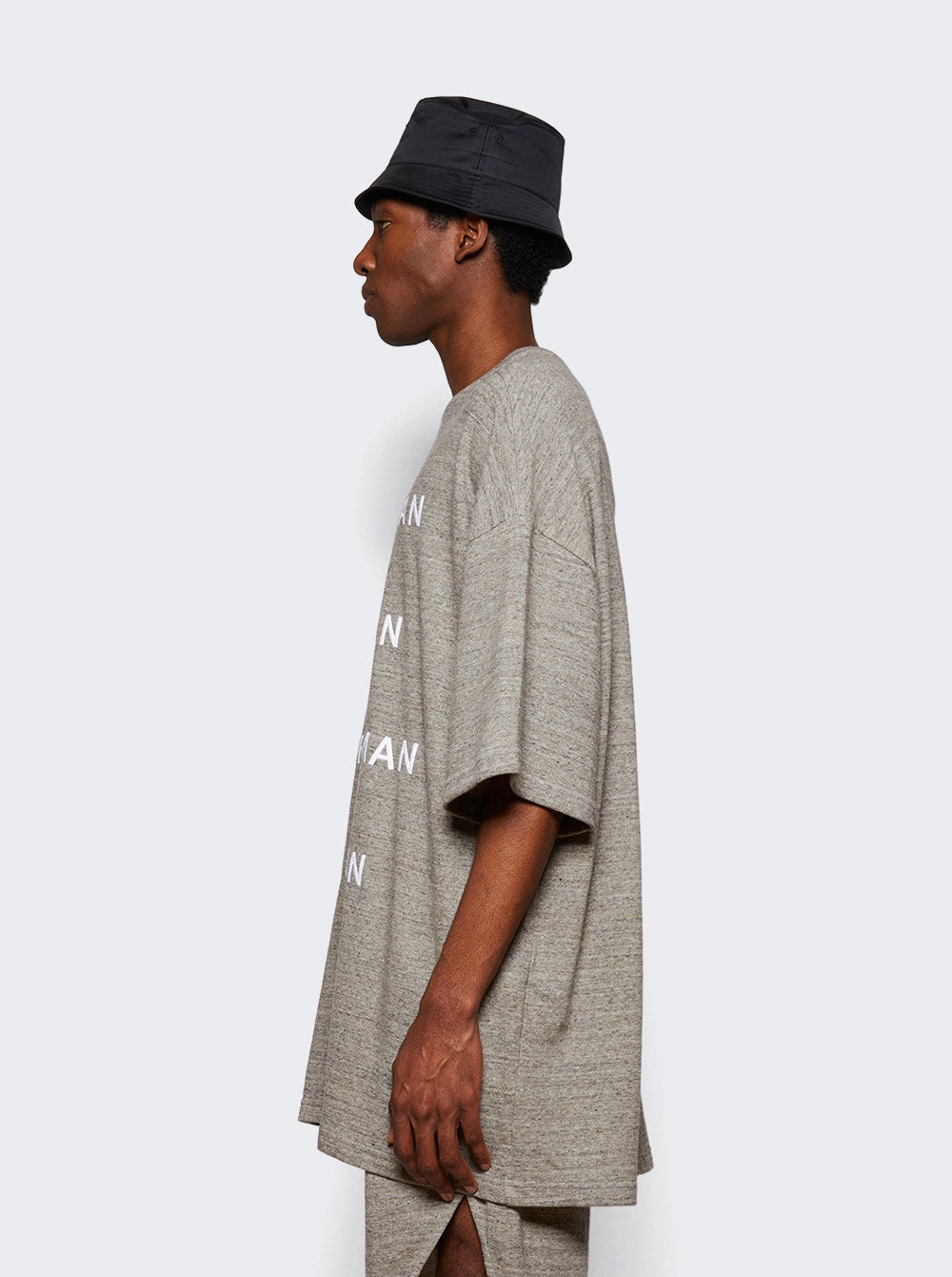 Men | Rick Owens X Champion | Knitted Tommy T | Grey Melange