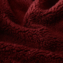 Sherpa Fleece Lounge Joggers | Cabernet/Black