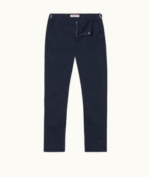 Campbell Slim Fit Stretch Chinos | Navy