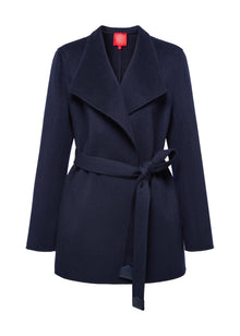 Cashmere Coat | Navy