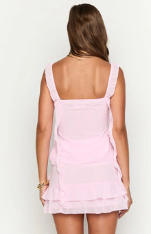 Caspian Chiffon Top | Pink